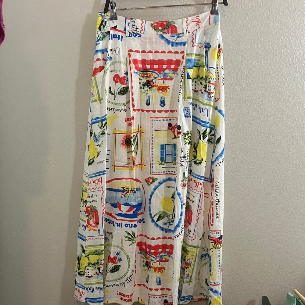 Colorful Patterned Women's Skirt